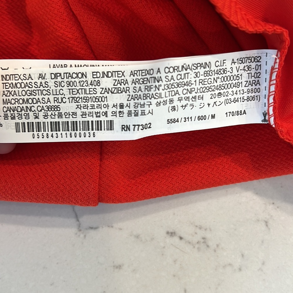 Zara red dress - Picture 3 of 3